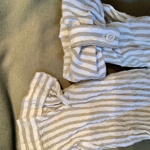 "Max Studio" button-down shirt, stripped, M - Picture 11 of 11